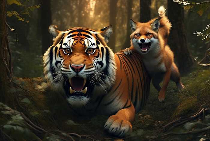 儿童故事狐假虎威文字版，故事狐假虎威完整版文字