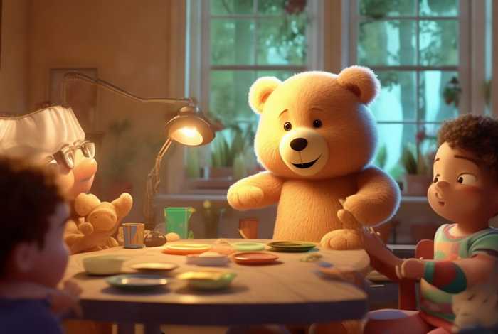 儿童睡前故事书小熊请客 - 幼儿睡前故事小熊请客