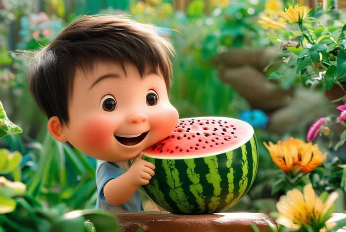 儿童故事瓜瓜；幼儿故事瓜瓜吃瓜视频