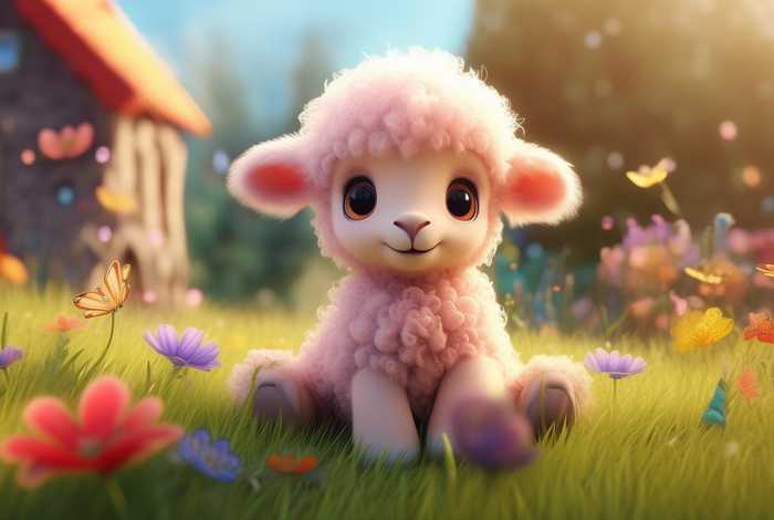 儿童故事绵羊 - 小绵羊幼儿故事