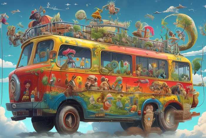 100层的巴士有声故事，100层的巴士绘本故事原文