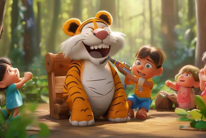 儿童故事老虎拔牙的故事（老虎拔牙的故事视频幼儿园）