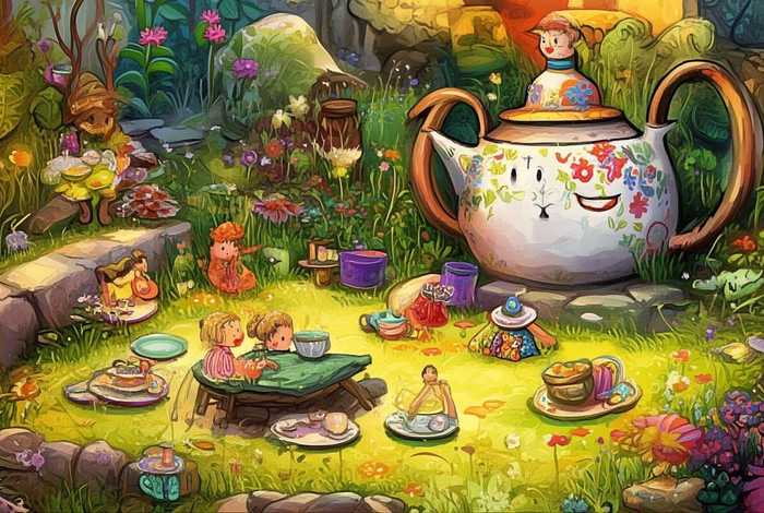 儿童茶壶的故事 - 茶壶的绘本故事
