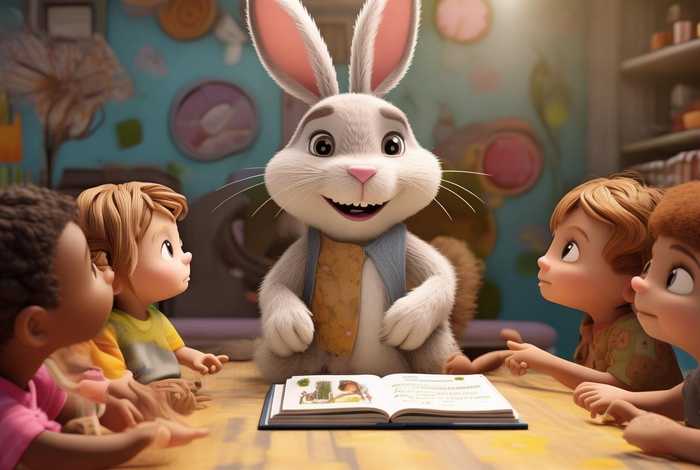 儿童故事兔子的尾巴 - 幼儿故事兔子的尾巴讲述教案