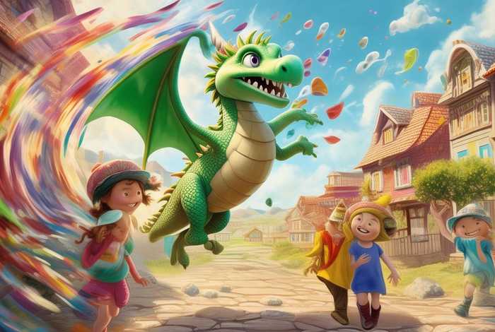 儿童故事龙卷风（龙卷风幼儿故事）