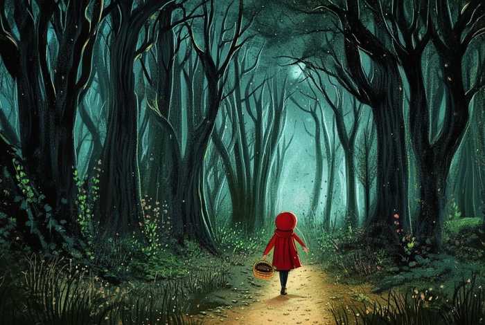 儿童睡前童话故事小红帽的故事 - 少儿睡前故事小红帽