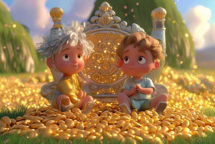 儿童故事金瓜银豆，金瓜儿和银豆儿的故事全文