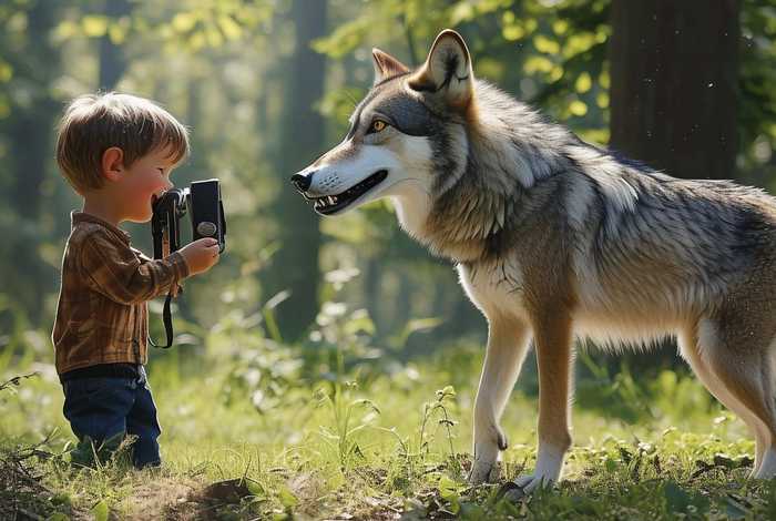 儿童故事灰狼照相的故事(灰狼拍照的故事) 儿童故事灰狼照相的故事(灰狼拍照的故事)