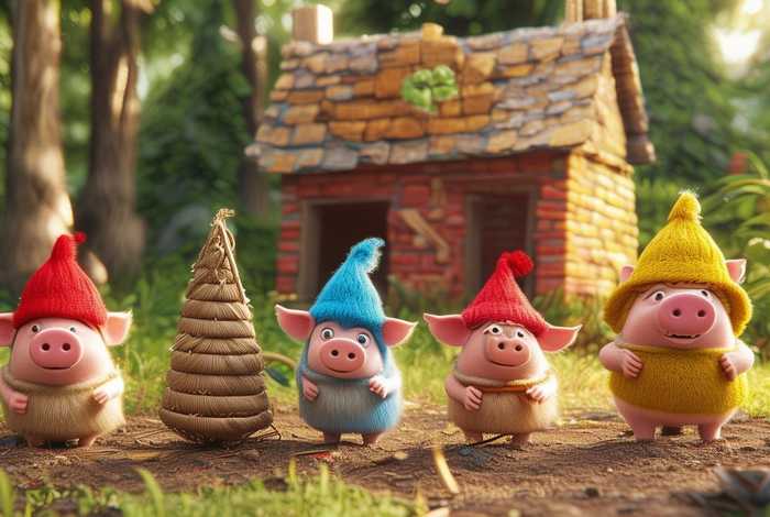 儿童绘本故事三只小猪视频完整版 绘本故事《三只小猪》视频