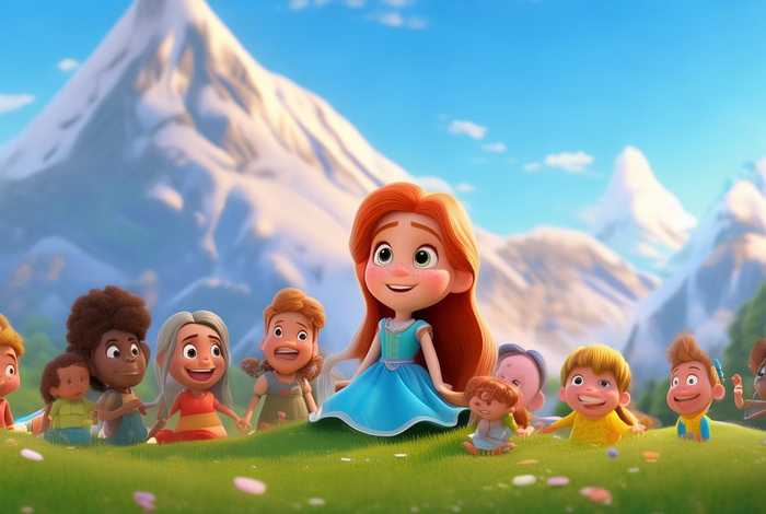 儿童绘本故事白雪公主和小朋友、幼儿绘本白雪公主的故事 儿童绘本故事白雪公主和小朋友、幼儿绘本白雪公主的故事