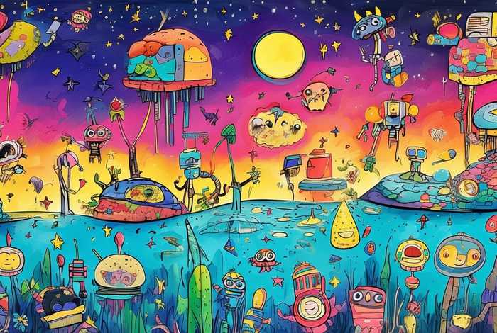 儿童科学幻想绘画简单又好看；儿童科学幻想绘画简单又好看又漂亮