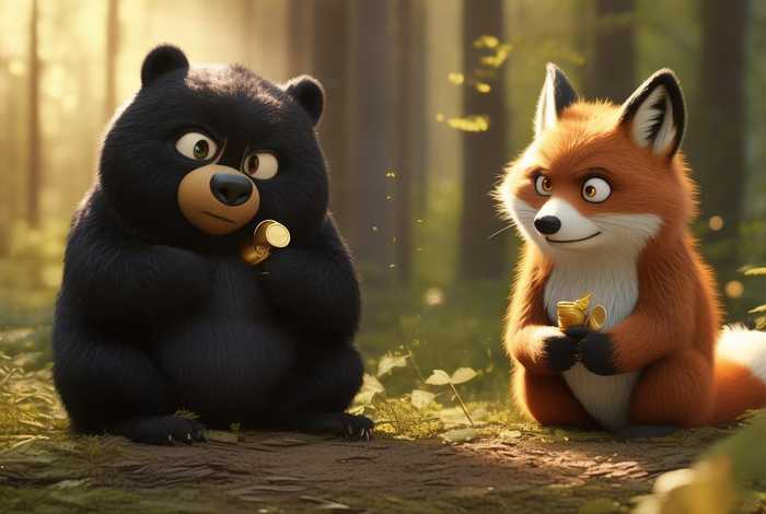 儿童故事《黑熊和狐狸》、黑熊和狐狸的故事告诉我们什么道理