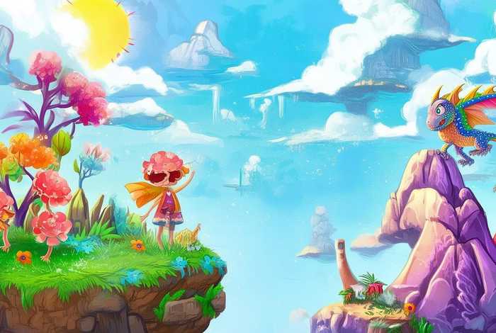 儿童故事插图素材，儿童故事书插图素材