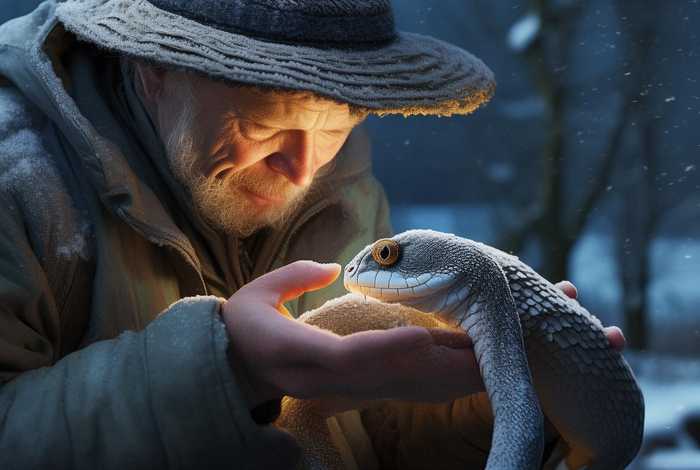 儿童故事的小视频农夫和冻僵的蛇(寓言故事农夫和冻僵的蛇) 儿童故事的小视频农夫和冻僵的蛇(寓言故事农夫和冻僵的蛇)