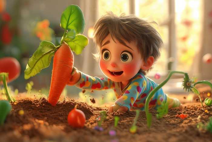 儿童版睡前故事拔萝卜 - 睡前故事儿童拔萝卜完整版 儿童版睡前故事拔萝卜 - 睡前故事儿童拔萝卜完整版