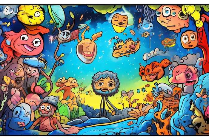 儿童故事漫画作品710岁、少儿故事漫画作品