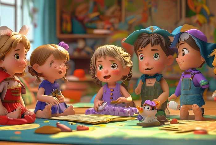 儿童故事分角色扮演 幼儿故事分角色扮演六人