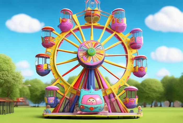 儿童摩天轮图片（儿童摩天轮图片卡通）