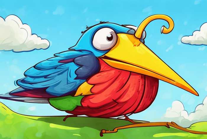 儿童画大嘴鸟的画法，儿童画大嘴鸟的画法怎么画