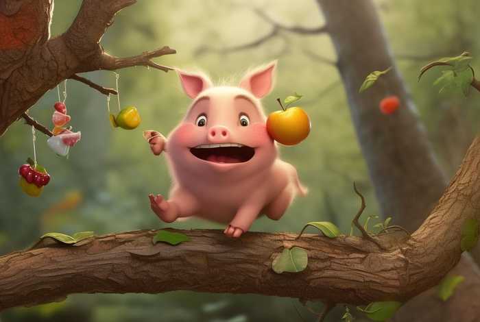 儿童故事《贪吃的魔鬼》；绘本故事《贪吃的小猪》