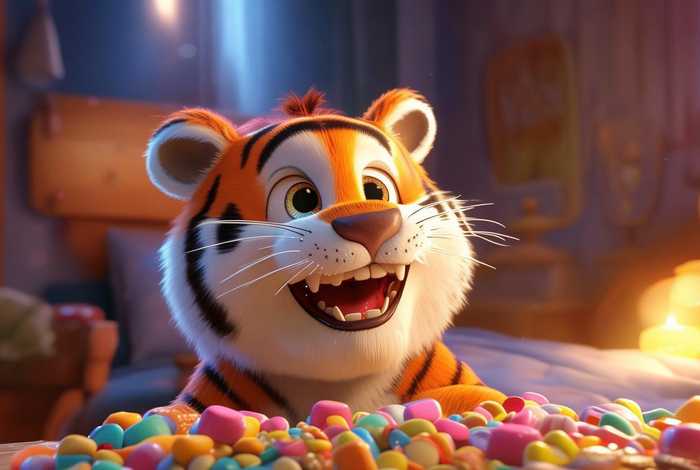 儿童睡前故事老虎吃糖，幼儿故事老虎吃糖