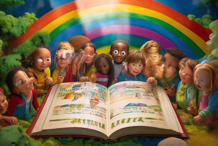 儿童故事彩虹的约定 - 彩虹的约定绘本故事