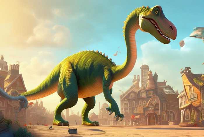 儿童故事城里来了大恐龙态势语（幼儿故事城里来了大恐龙）