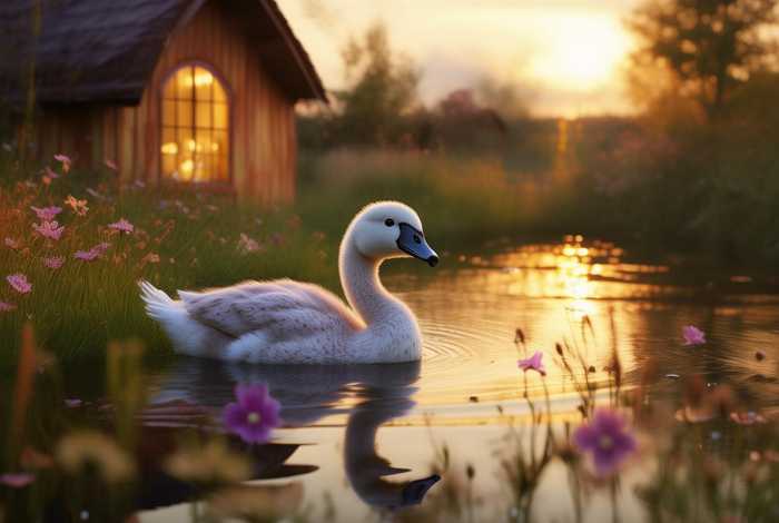 儿童睡前故事丑小鸭的故事，幼儿睡前故事丑小鸭的故事