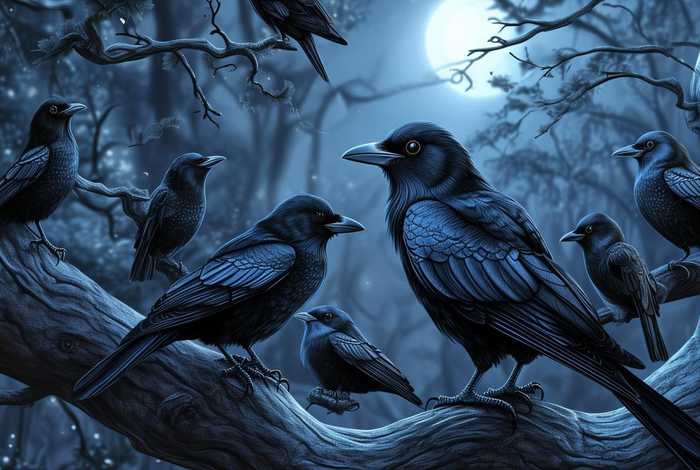 儿童睡前故事七只乌鸦 - 幼儿睡前故事七只乌鸦