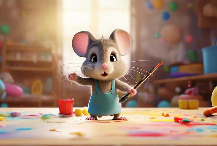 mouse绘本故事 绘本mouse paint