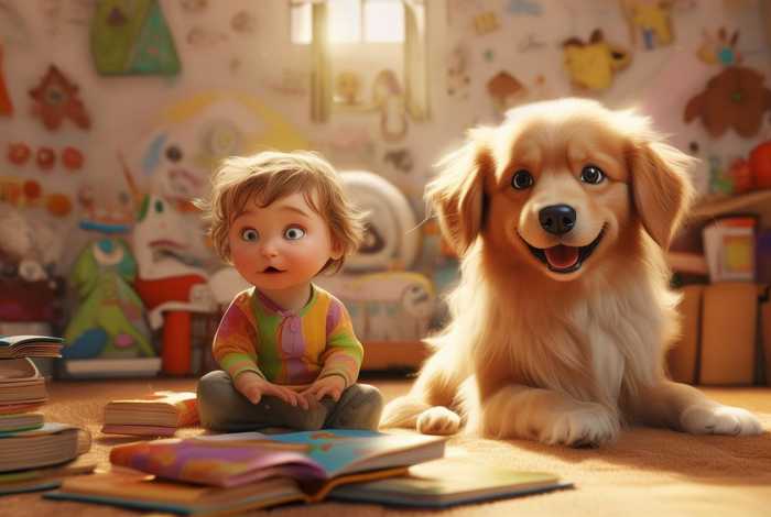 儿童故事狗的故事、关于狗的幼儿故事