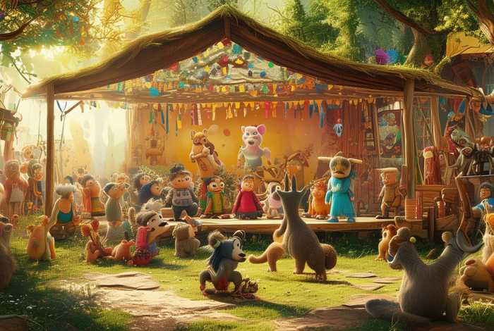 儿童故事剧森林的故事，森林的故事剧本