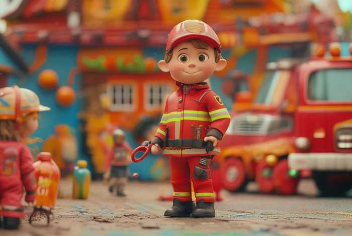 儿童故事弹弹消防员 - 幼儿消防员的故事 儿童故事弹弹消防员 - 幼儿消防员的故事
