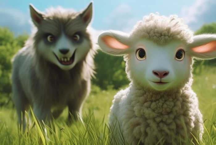 儿童故事小羊和狼的故事 - 幼儿故事小羊和狼的故事