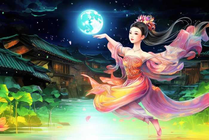 儿童民族舞蹈 - 儿童民族舞蹈独舞《河塘月色》