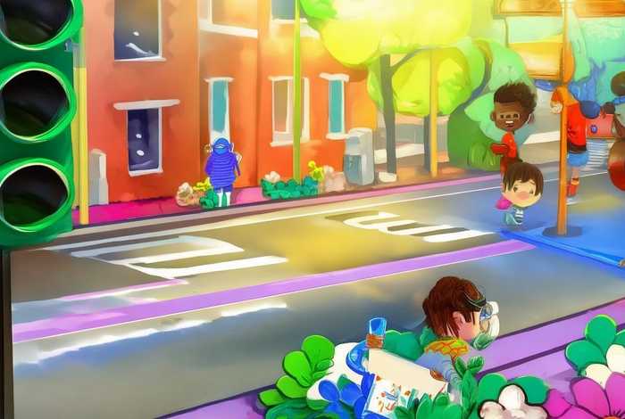 儿童故事红绿灯斑马线 红绿灯和斑马线的故事