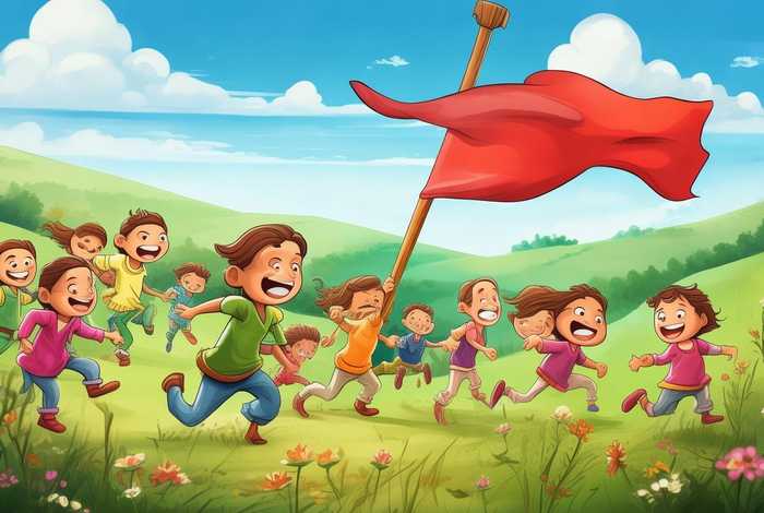 儿童故事夺红旗（幼儿游戏夺红旗）