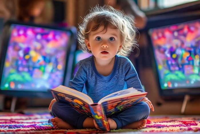 儿童听故事与看电视；听故事和看电视哪个对小孩大脑发育好