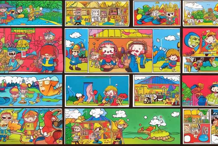 儿童漫画图片大全大图 - 儿童漫画图片大全大图简单