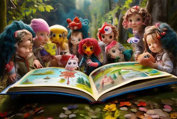 儿童故事图片、故事图片素材