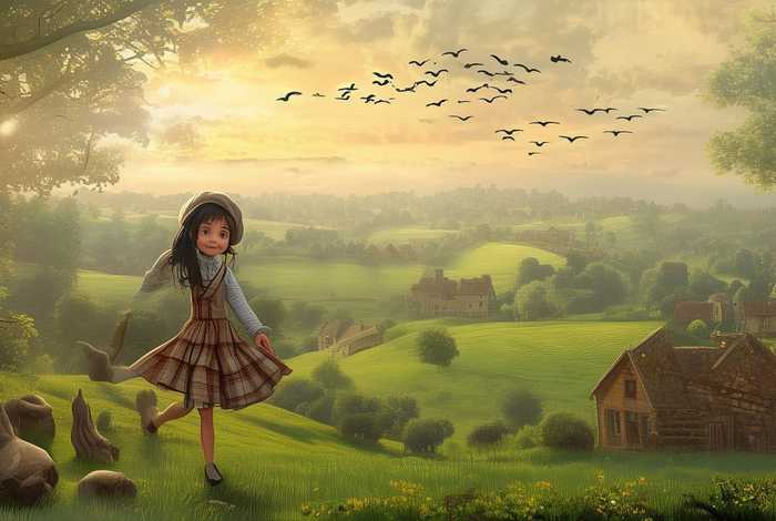 bernice英语故事，a backward morning英语故事