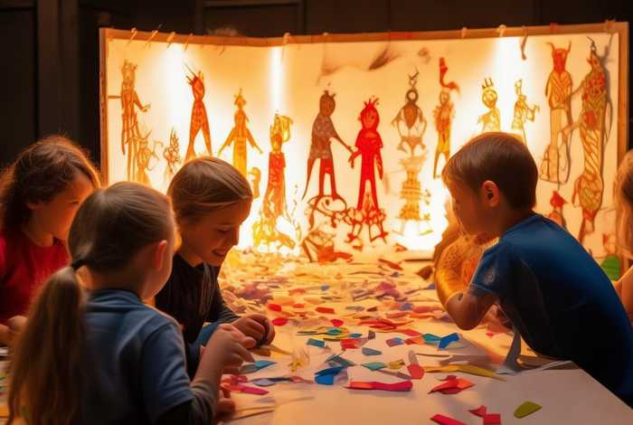 儿童皮影制作过程视频；儿童皮影制作过程简单