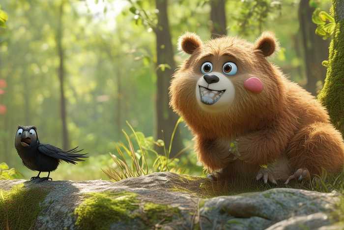 儿童故事爱放屁的小乌鸦 幼儿故事爱放屁的小熊 儿童故事爱放屁的小乌鸦 幼儿故事爱放屁的小熊