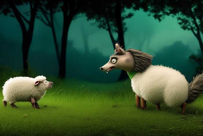 儿童故事狼吃羊的故事、讲个狼吃羊的故事