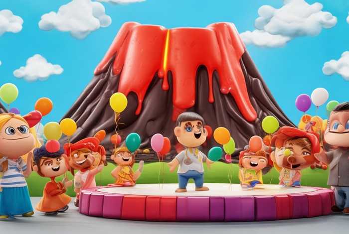 儿童故事火山视频、给小朋友讲火山故事视频