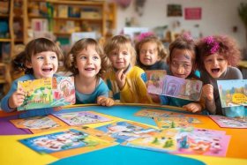 儿童卡纸绘本故事手工、幼儿园用卡纸做绘本故事