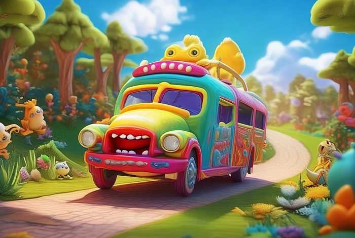 儿童故事怪物巴士，幼儿怪物故事