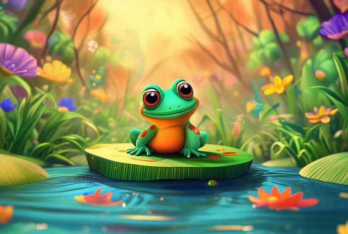 1岁儿童故事青蛙故事 1-3岁儿童视频青蛙的故事