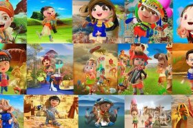 56个民族的儿童故事；讲56个民族的儿童动画片