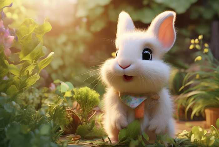 儿童睡前故事兔子吃胡萝卜的故事 - 幼儿园小兔子吃胡萝卜的简短故事